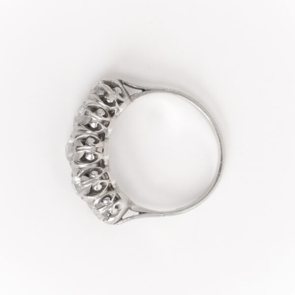 Anillo Cintillo Platino 950 Y Brillantes 1.15 Ct - Image 2