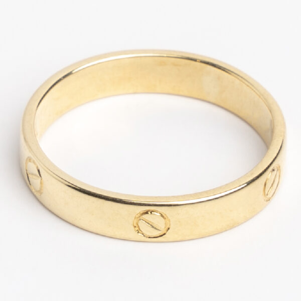 Espectacular Anillo Est. Cartier Oro 18 Kilates Modelo Love - Image 2