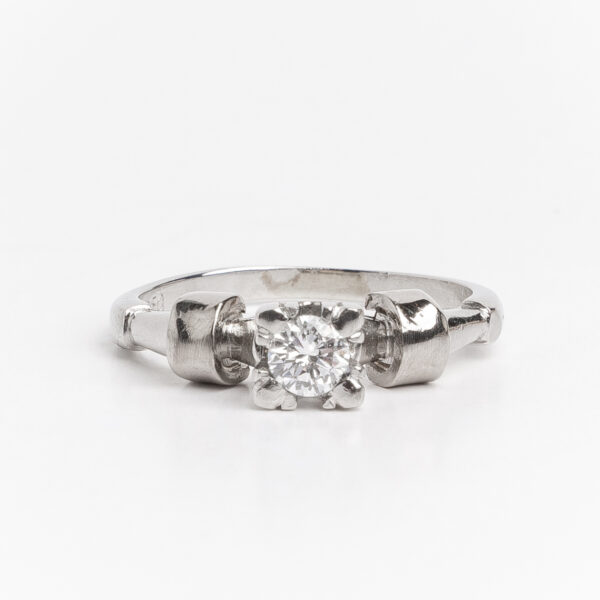 Anillo Solitario Circa 1920