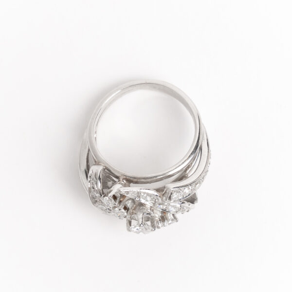 Anillo De Platino 950 Brillantes Certificado - Image 3
