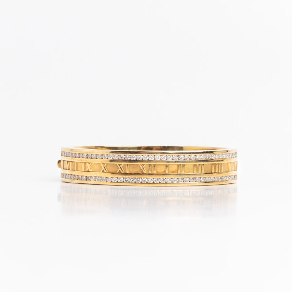 Pulsera Brazalete Tiffany & Co Oro 18kt. Y Brillantes Certif