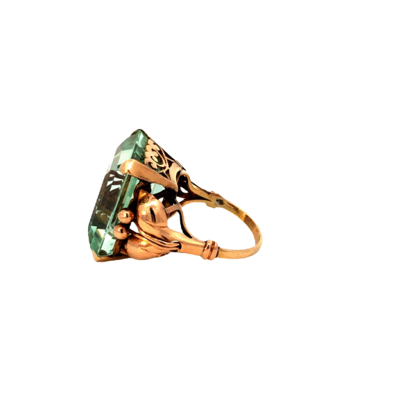 Anillo De Oro 18 Kt Y Aguamarina - Image 4
