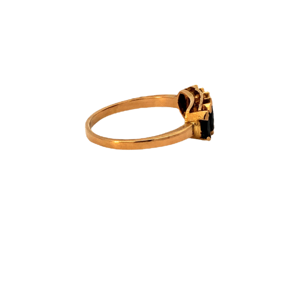 Anillo De Oro 18 Kt Y Zafiros - Image 2