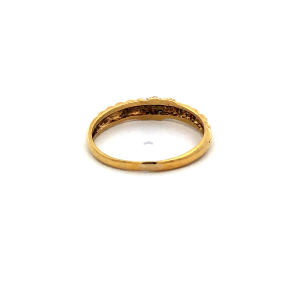 Anillo Moderno De Oro 18 Kt Brillantes - Image 3