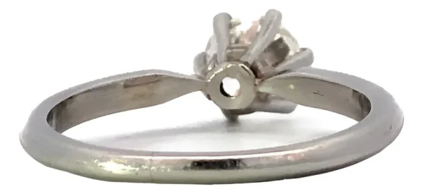 Anillo Solitario Oro 18 Kt Y Brillante - Image 2
