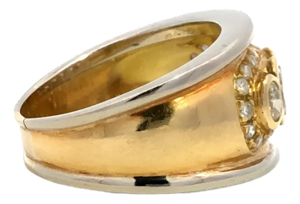 Anillo De Oro 18 Kt Y Brillantes - Image 3