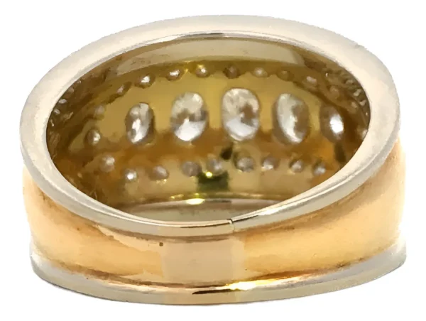 Anillo De Oro 18 Kt Y Brillantes - Image 2