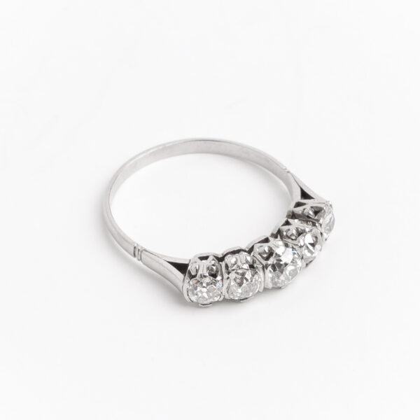 Anillo Cintillo Platino 950 Y 1.05 Ct Brillantes - Image 3