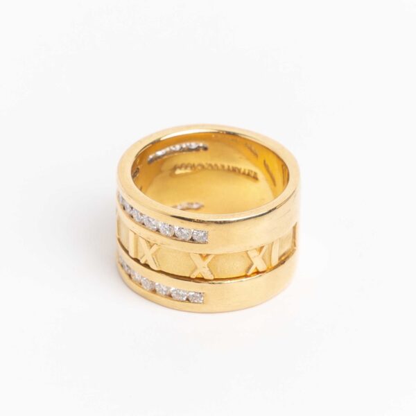 Anillo Tiffany & Co. Oro 18kt y Brillantes Certificado - Image 2