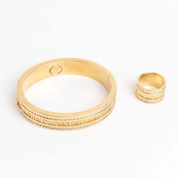 Anillo Tiffany & Co. Oro 18kt y Brillantes Certificado - Image 4