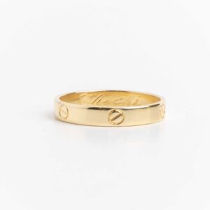 Anillo Estilo Cartier Love Oro 18 Kt