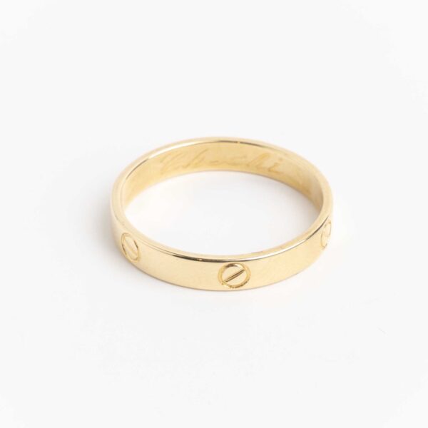 Anillo Estilo Cartier Love Oro 18 Kt - Image 2