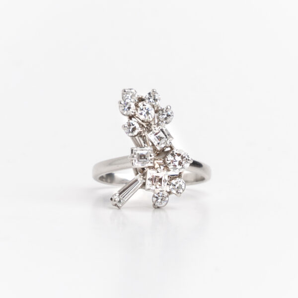 Anillo Platino 950 Y 1.80 Ct Brillante