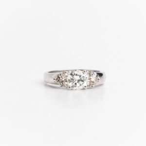 Anillo Platino 950 Y 1.26 Ct De Brillantes