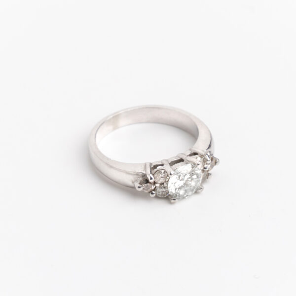 Anillo Platino 950 Y 1.26 Ct De Brillantes - Image 2