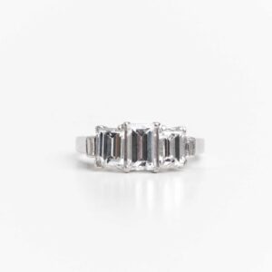 Anillo Dama Platino 950 y Brillantes 2.52 Ct
