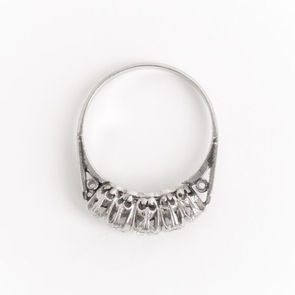 Anillo Cintillo En Platino 950 Y Brillantes - Image 3