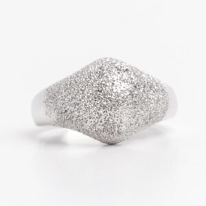 Anillo de mujer Pave oro blanco 18kt
