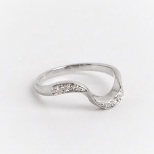 Anillo De Oro 18kt. Y Brillantes