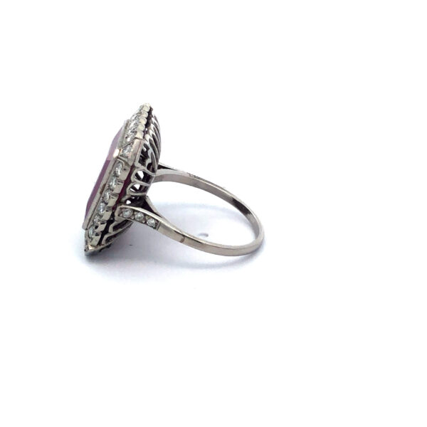 Anillo Unisex Platino 950 Rubí Y Brillantes Alvear - Image 3