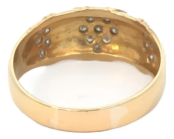 Anillo De Oro 18 Kt Y Brillantes - Image 3