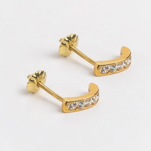 Aros Oro 18 Kt Y Caravana Zafiros - Image 2