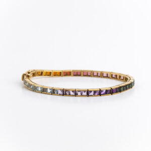 Pulsera H. Stern brazalete Tennis oro 18 kt y Gemas naturales