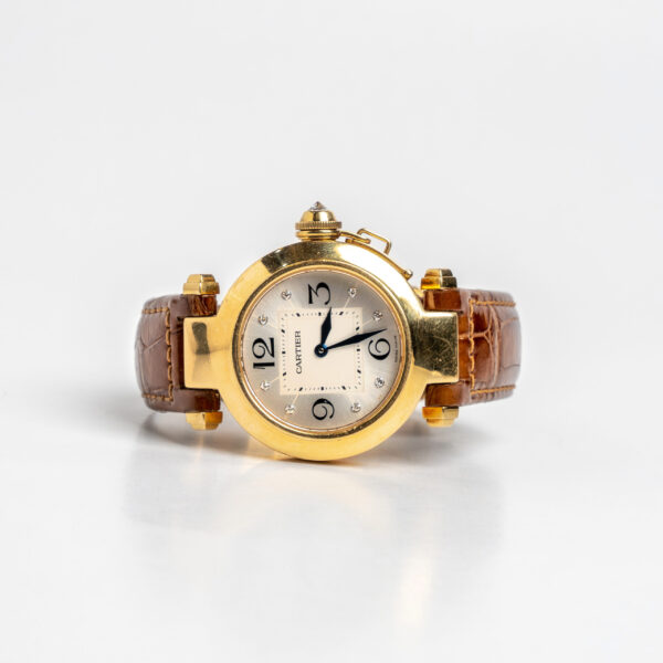 Reloj dama Cartier Pasha oro 18 kt diamantes - Image 4