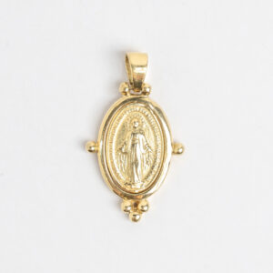 Dije medalla Milagrosa oro 18 kt