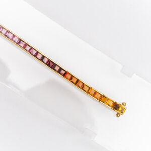 Pulsera H. Stern brazalete Tennis oro 18 kt y Gemas naturales