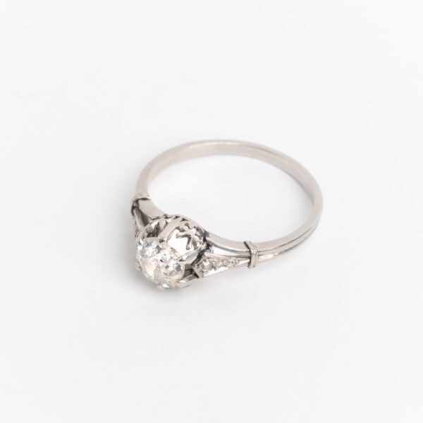 Anillo Solitario Platino 950 Brillante 0,70 Ct - Image 2