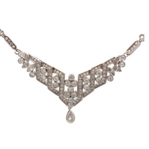 Gargantilla Inglesa Oro 18 Kt Y 5 Ct Brillantes