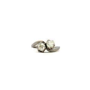 Anillo Pellizco Oro 18 Kt Y Brillantes
