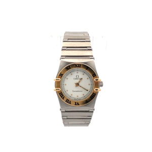 Reloj dama omega constellation acero y oro